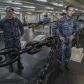 403-5867 USS Reagan - Focsle - Anchor Chain